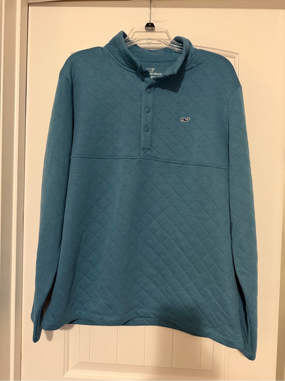 Vineyard Vines Quilted Pullover - Teal